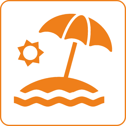 До пляжа 10 мин